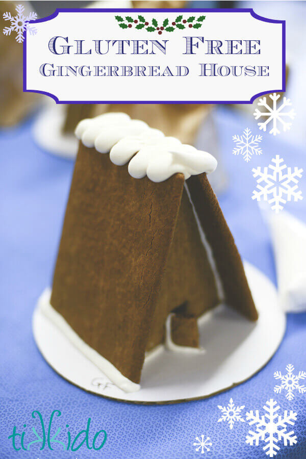 Gluten Free Gingerbread House Recipe Recipe for making a delicious, crisp, gluten free gingerbread house.