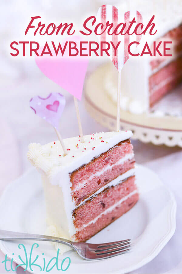 Strawberry Cake from Scratch